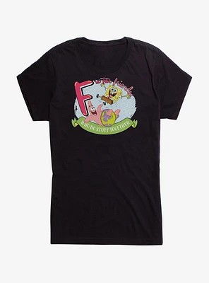Spongebob Squarepants F Is For Friends Girls T-Shirt