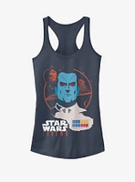 Star Wars Thrawn Space Leader Girls Tank Top