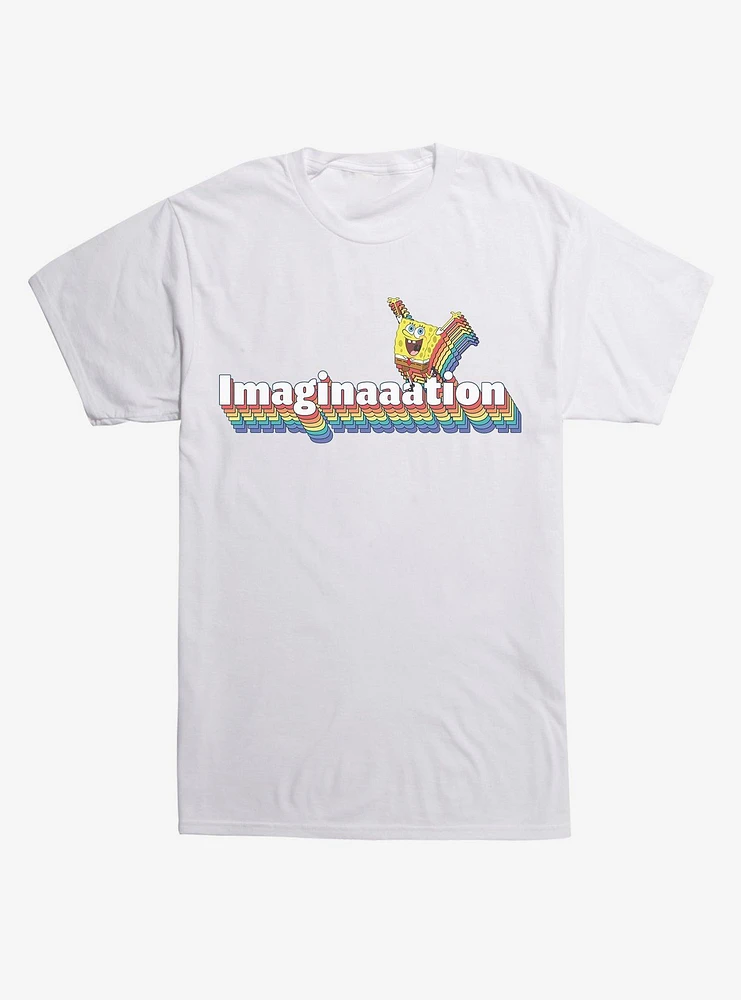 Spongebob Squarepants Imagination Rainbow T-Shirt