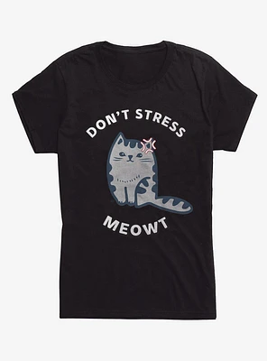 Don't Stress Meowt Cat Girls T-Shirt