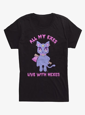 Live With Hexes Cat Girls T-Shirt