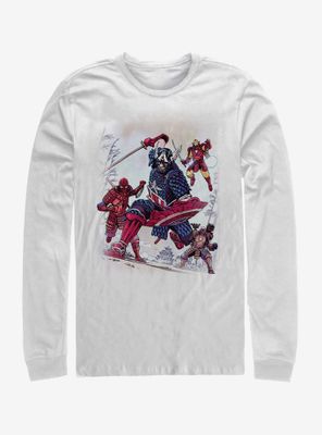 Marvel Samurai Warriors Long-Sleeve T-Shirt