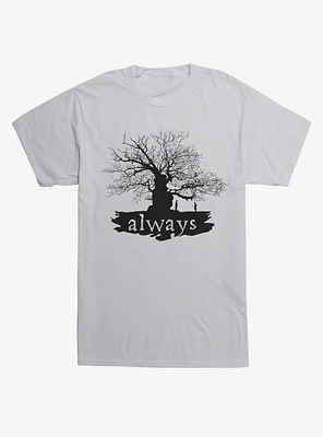 Harry Potter Always Tree Extra Soft Light Grey T-Shirt