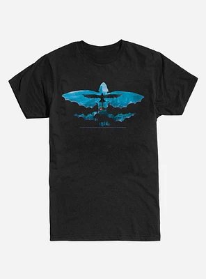 Extra Soft How To Train Your Dragon Outline T-Shirt