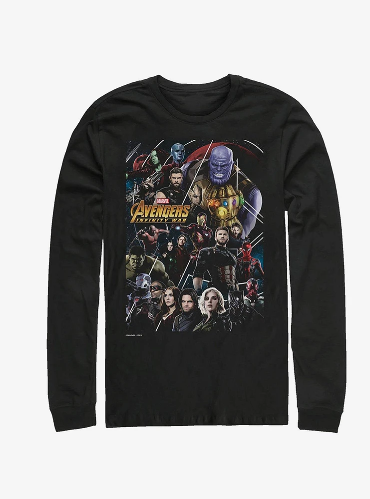 Marvel Avengers Poster Long-Sleeve T-Shirt