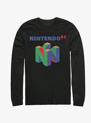 Nintendo N64 Logo Long-Sleeve T-Shirt