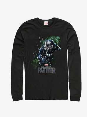 Marvel Black Panther Green Long-Sleeve T-Shirt