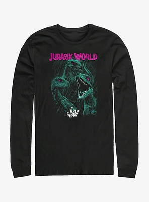 Jurassic Park Bright Raptor Squad Long-Sleeve T-Shirt