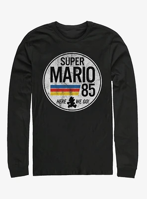 Super Mario Is Go Long-Sleeve T-Shirt