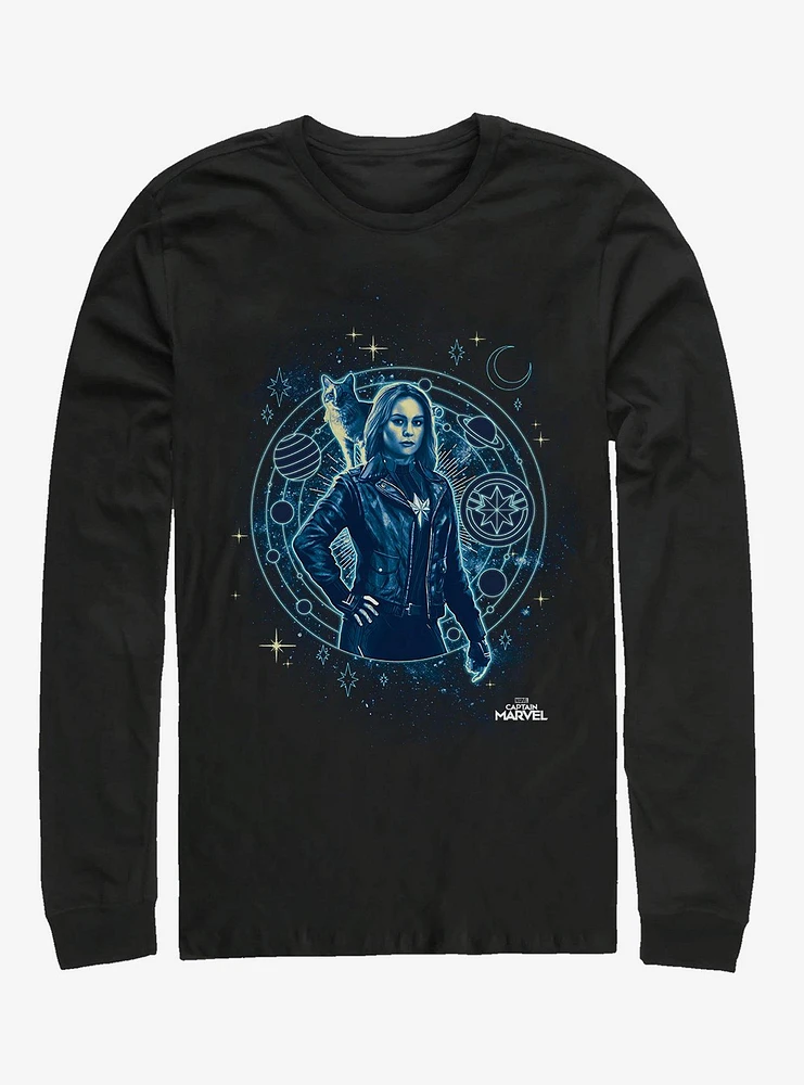 Marvel Captain Celestial Being Long-Sleeve T-Shirt