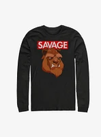 Disney Beauty and the Beast Savage Long-Sleeve T-Shirt