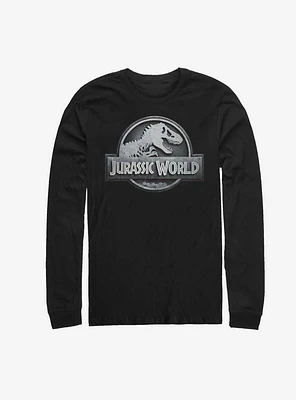 Jurassic Park Stone Logo Long-Sleeve T-Shirt