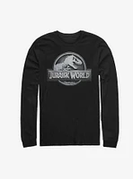 Jurassic Park Stone Logo Long-Sleeve T-Shirt