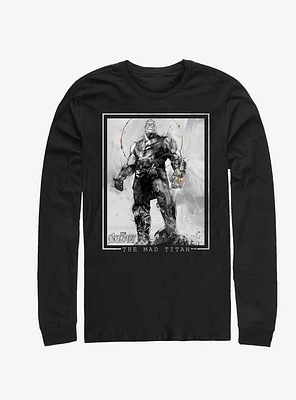 Marvel Mad Titan Thanos Long-Sleeve T-Shirt