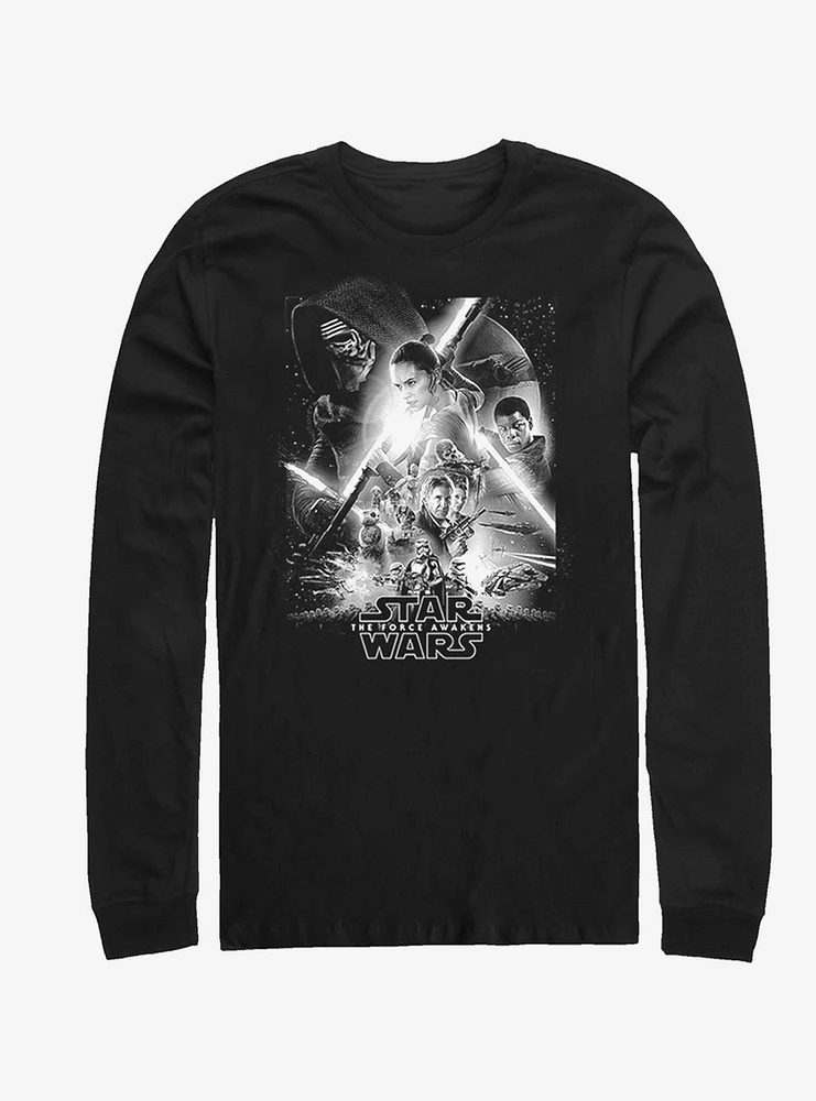 Star Wars Awakens Poster Long-Sleeve T-Shirt