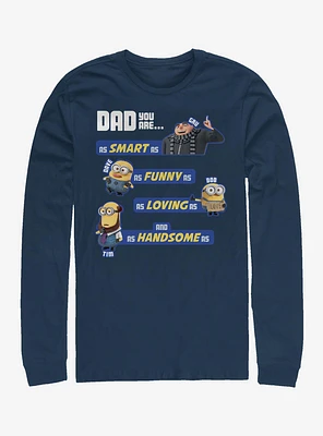 Minions As Dad Long-Sleeve T-Shirt