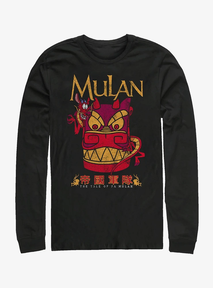 Disney Mulan Stone Mushu Long-Sleeve T-Shirt