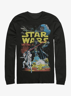 Star Wars Rebel Classic Poster Long-Sleeve T-Shirt