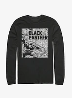 Marvel Black Panther Chalk Long-Sleeve T-Shirt