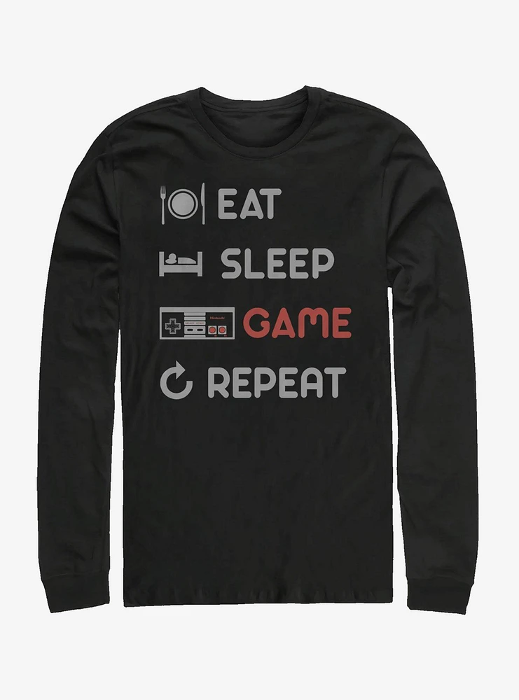 Nintendo Game Repeat Long-Sleeve T-Shirt