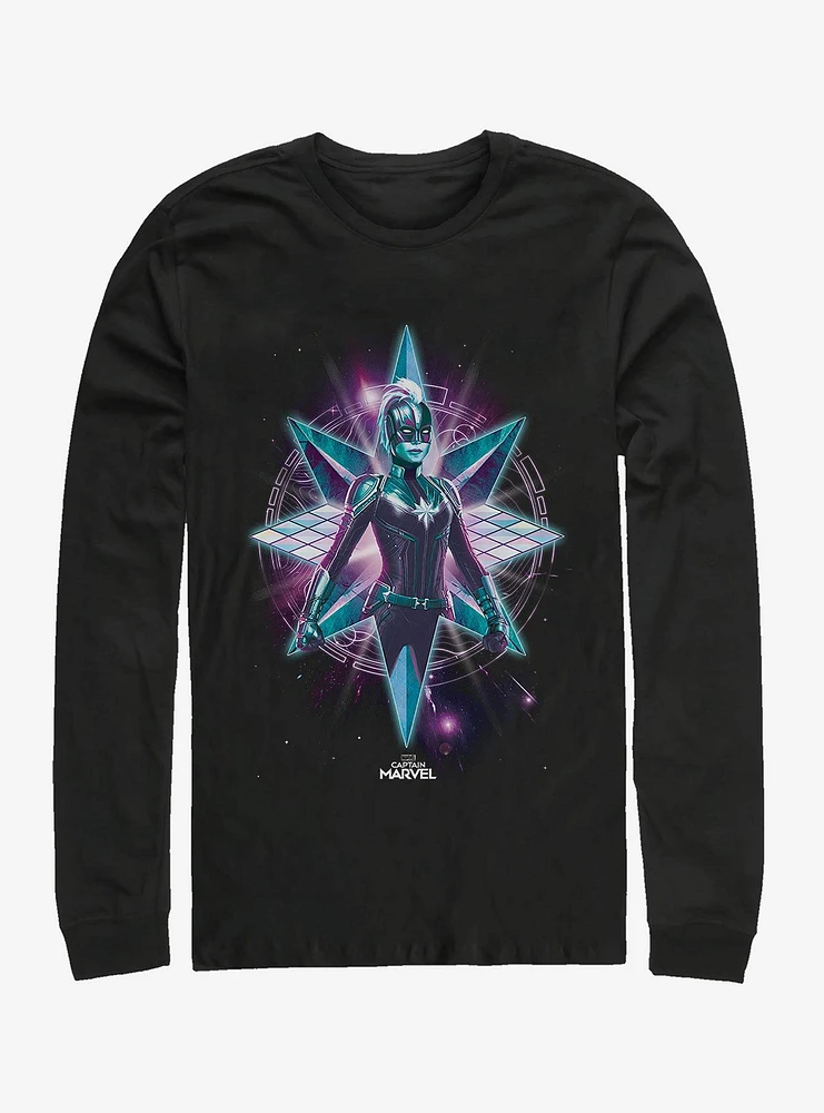 Marvel Captain Star Warrior Long-Sleeve T-Shirt