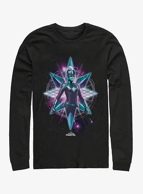 Marvel Captain Star Warrior Long-Sleeve T-Shirt