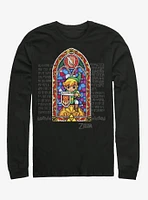 The Legend Of Zelda Stained Glass Long-Sleeve T-Shirt
