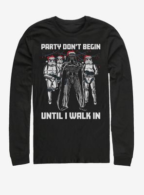 Star Wars Party Dont Begin Long-Sleeve T-Shirt