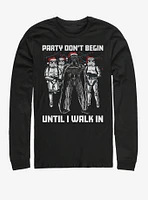 Star Wars Party Dont Begin Long-Sleeve T-Shirt