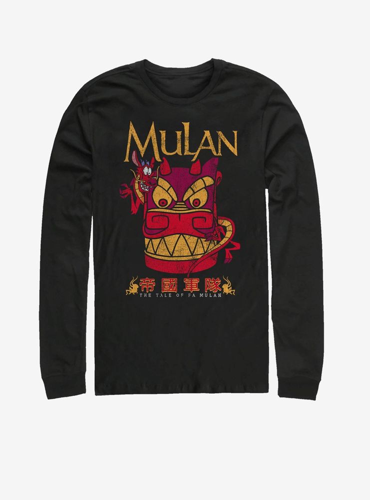 Disney Mulan Stone Mushu Long-Sleeve T-Shirt