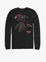 Marvel Spider-Verse Jumped Miles Long-Sleeve T-Shirt
