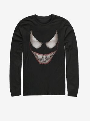 Marvel Venom Face Long-Sleeve T-Shirt
