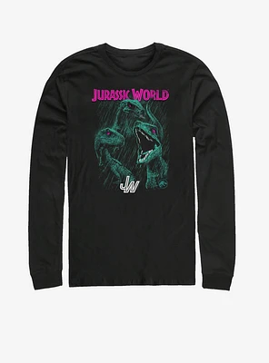 Jurassic World Bright Raptor Squad Long-Sleeve T-Shirt