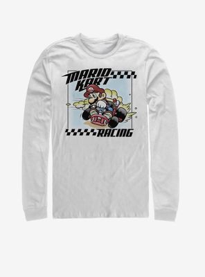 Mario Kart Race Hard Long-Sleeve T-Shirt