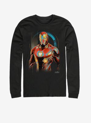 Marvel Iron Man Glow Long-Sleeve T-Shirt