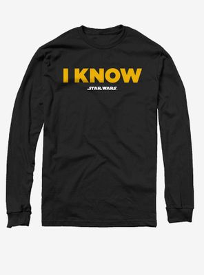 Star Wars I Know Long-Sleeve T-Shirt
