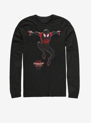 Marvel Spider-Verse Miles Universe Long-Sleeve T-Shirt