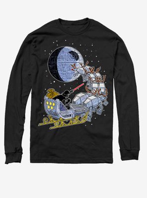 Star Wars Vader Sleigh Long-Sleeve T-Shirt