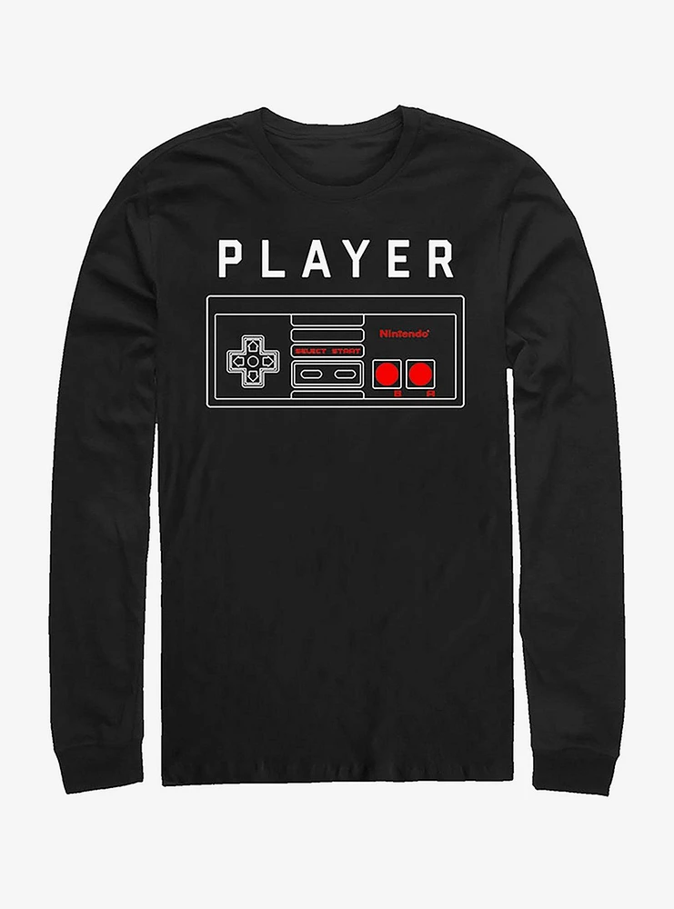 Nintendo Player One Controller Long-Sleeve T-Shirt