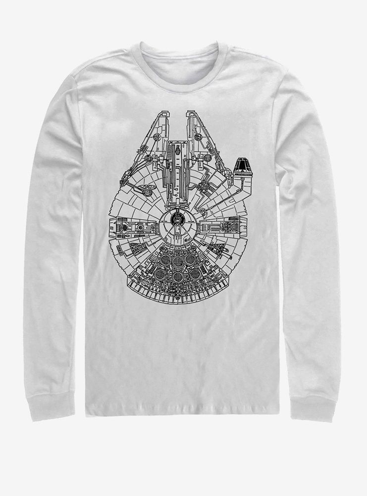 Star Wars Blue Falcon Long-Sleeve T-Shirt