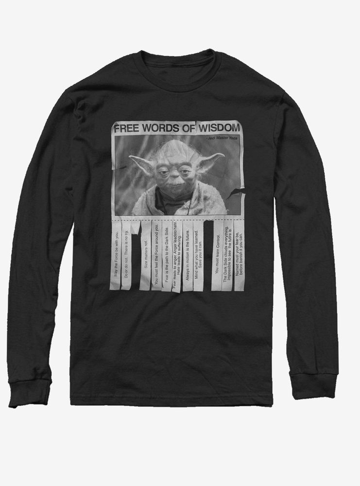 Star Wars Words of Wisdom Long-Sleeve T-Shirt