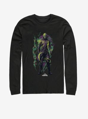 Marvel Captain Talos Green Long-Sleeve T-Shirt
