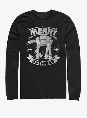 Star Wars AtAt Sithmas Long-Sleeve T-Shirt