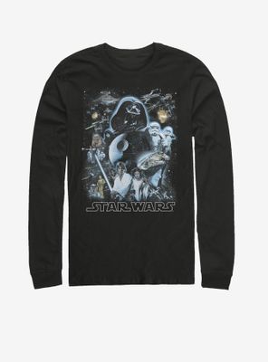 Star Wars Galaxy of Stars Long-Sleeve T-Shirt