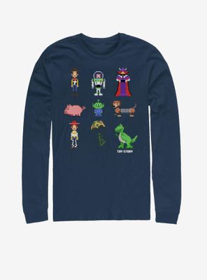 Disney Pixar Toy Story Pixel Long-Sleeve T-Shirt
