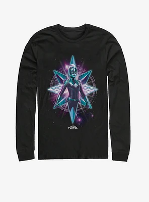 Marvel Captain Star Warrior Long-Sleeve T-Shirt