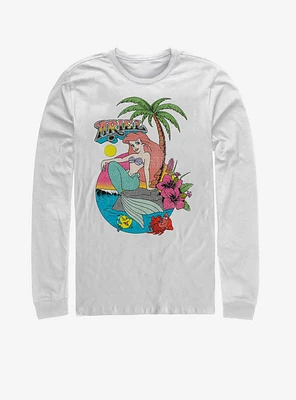 Disney The Little Mermaid Ariel Encinitas Sunset Long-Sleeve T-Shirt