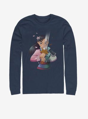 Disney Mulan Anime Long-Sleeve T-Shirt