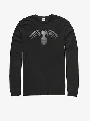 Marvel Venom Logo Steel Long-Sleeve T-Shirt