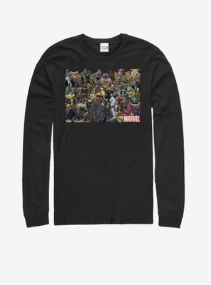 Marvel Villains GroupShot Long-Sleeve T-Shirt